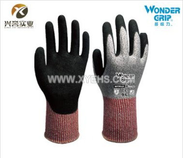 多給力 WG-777CF 加厚5級防切割耐磨機(jī)械金屬玻璃手套